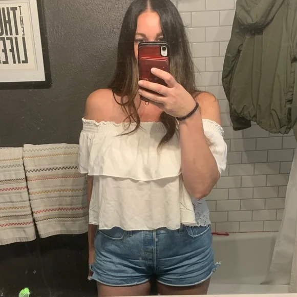 Lovers + Friends Medium White Angie Top - Picture 6 of 8